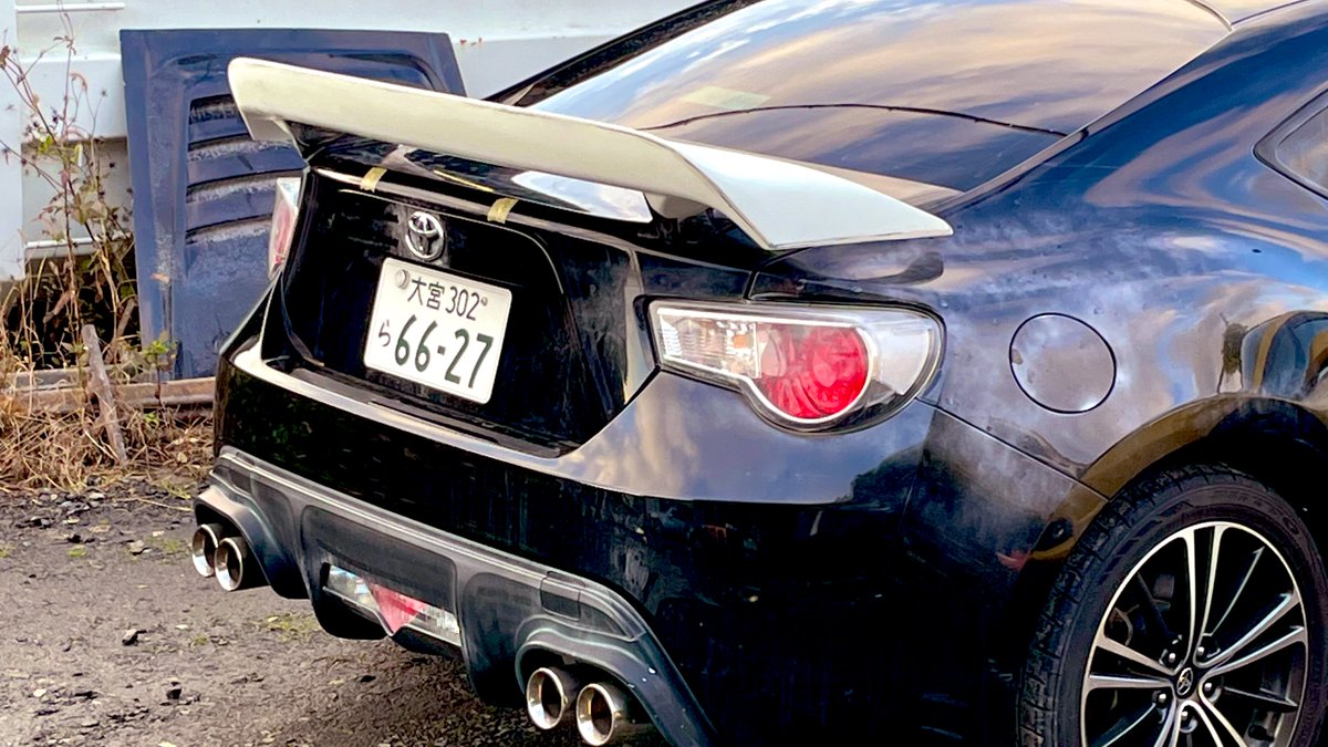 スギ　オーダー 86 BRZ リアスポイラー製作中🔥🔥🔥 180sxウィングに跳ね上げ要素を