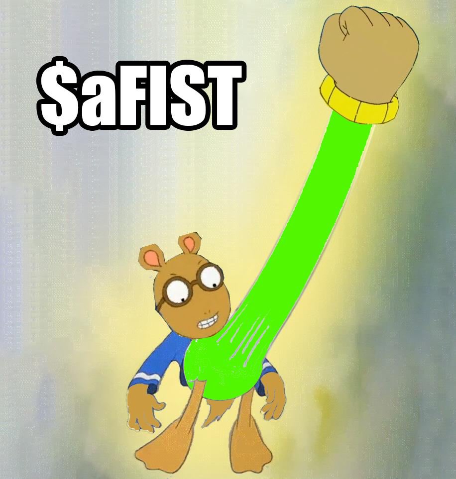 h1bern0's tweet photo. @ChiefTokerZ @Regrets10x @Regrets10x This is the obvious next big meme to go at the very minimum 100x! @Arthurfistsol $aFIST #afist #memecoin #afistarmy #arthursfist https://t.co/nHbtEUXRX6