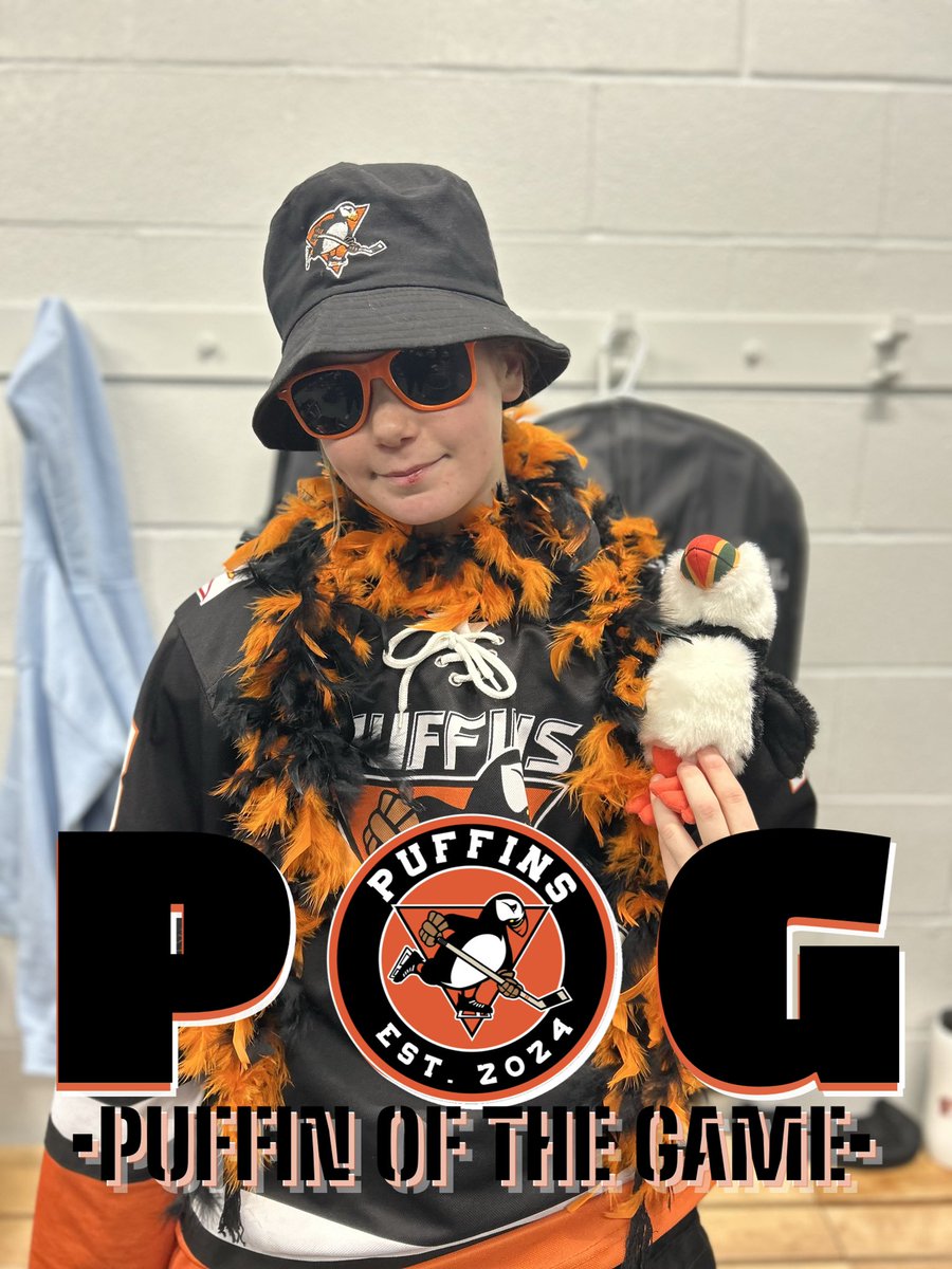 DJHLPuffinsU13's tweet photo. Haley E. POG in game3..Charlie C. game4 must win POG!!  DJHL Puffins are flying at @SEDMHA Tournament. @DJHLnews https://t.co/GXQrN9jnMk