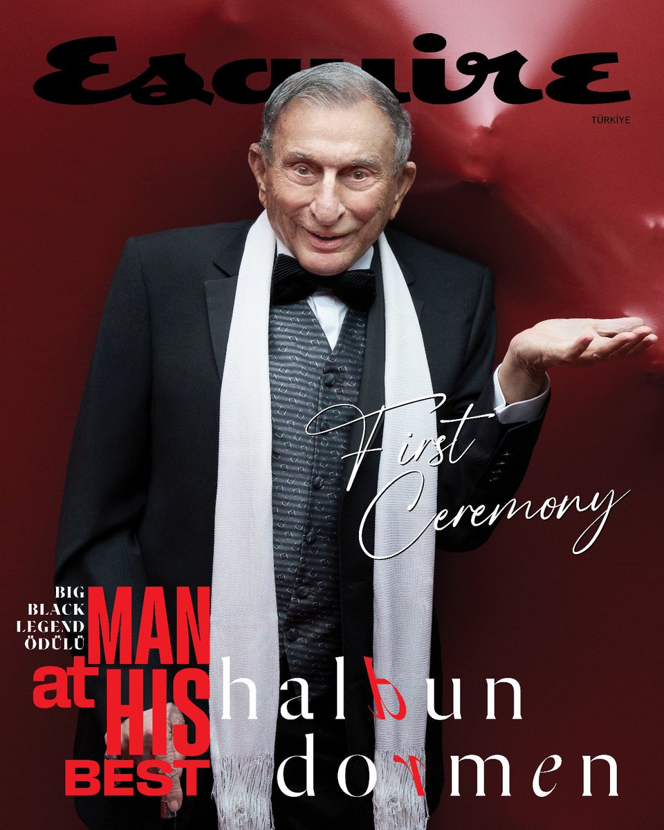 Esquire Man At His Best 2024 “Big Black” Legend Ödülü’nün sahibi Haldun Dormen! (#HaldunDormen ) #EsquireAwards #ManAtHisBest2024