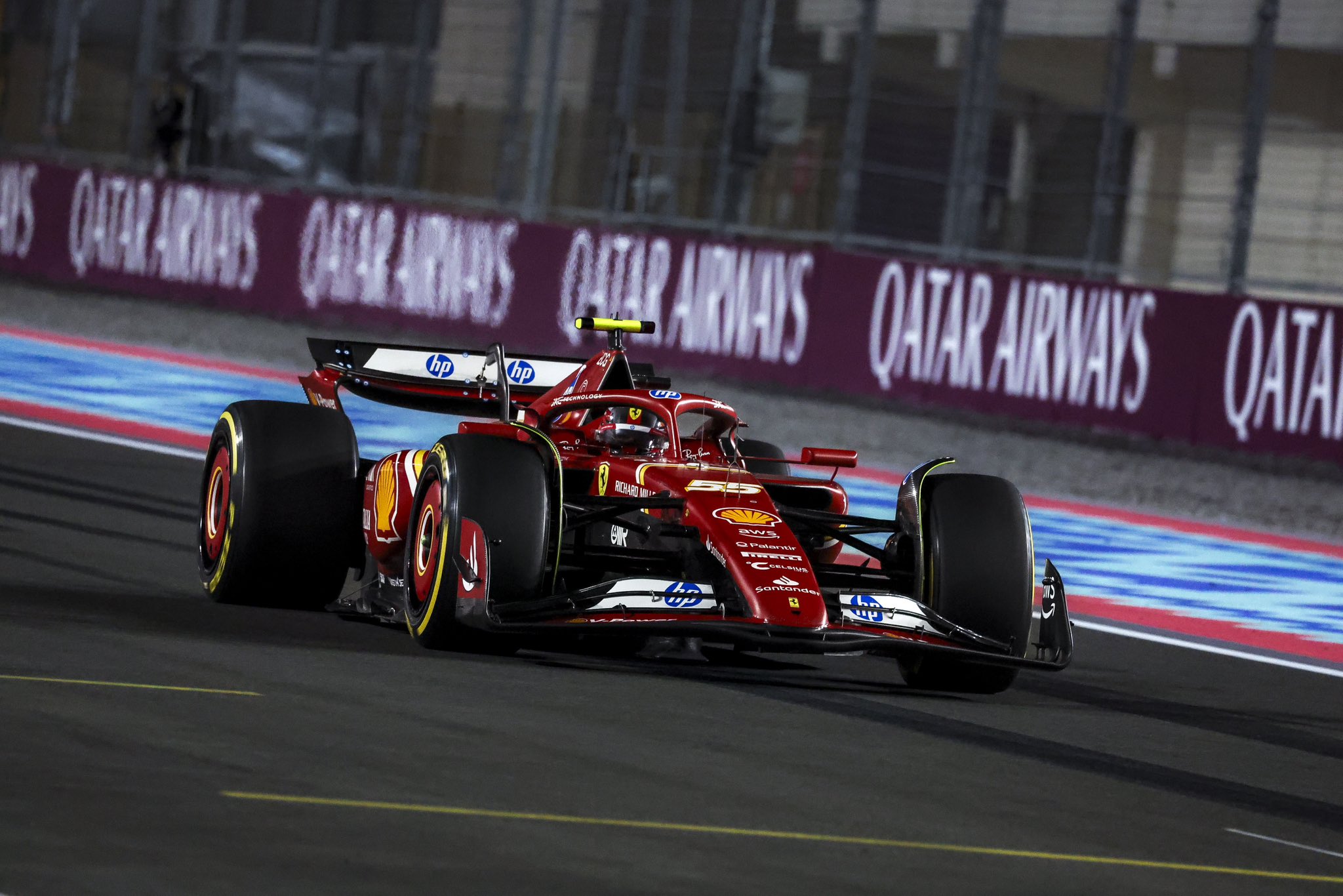 Carlos Sainz in Qatar