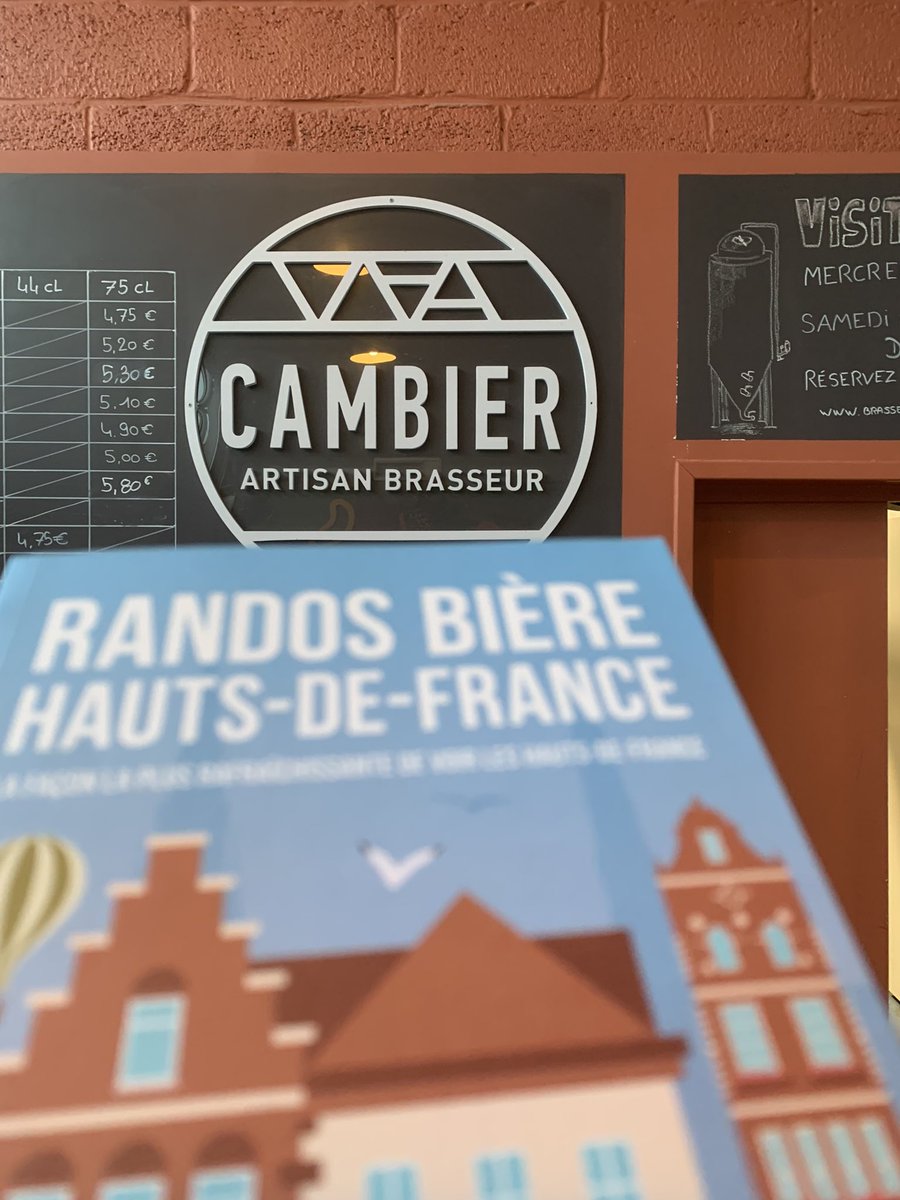 Biere_Brasserie's tweet photo. Une des 40 randonnées de Randos Bière Hauts-de-France, édité par @Helvetiq, t’invite à découvrir la brasserie Cambier à Croix. 17 bières différentes à déguster dont la Mongy blonde aux notes douces de céréales et une amertume équilibrée 🍻 https://t.co/p9jyqhg4Yl