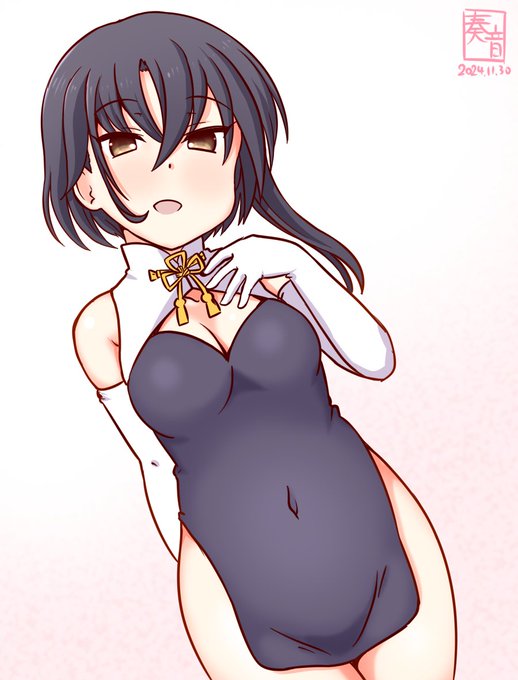 「提督、今日は私が…いい…?そう…?」

#艦これ版真剣お絵描き60分一本勝負_20241130
#伊13 