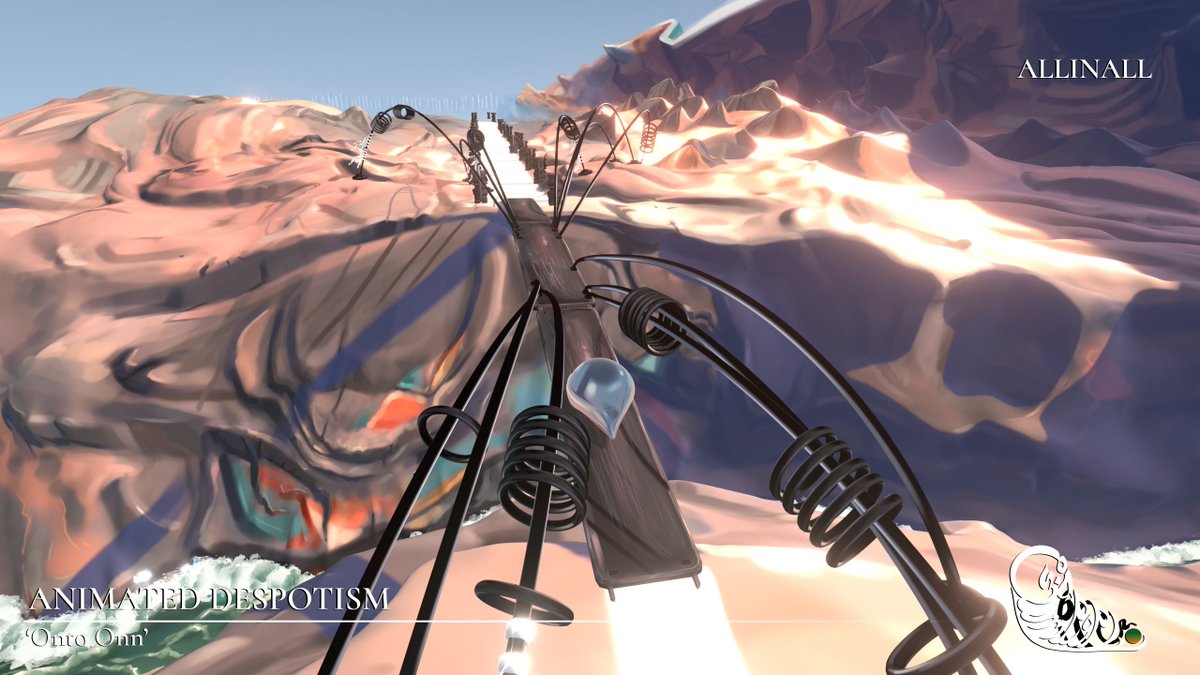 Onto Onn (just a cool shot of the Sareer set so no greeting party on the bridge yet)