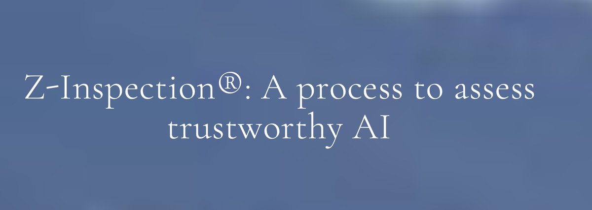 robvank's tweet photo. Happy and honoured to be part of the Z-Inspection® team. Z-Inspection® is a methodology for assessing the trustworthiness of AI systems. With Z-Inspection® we want to help to establish what we call a Mindful Use of AI (#MUAI) #AI . @odbmsorg https://t.co/H6S9yqCbEC. . https://t.co/v8ZqtQQFl7
