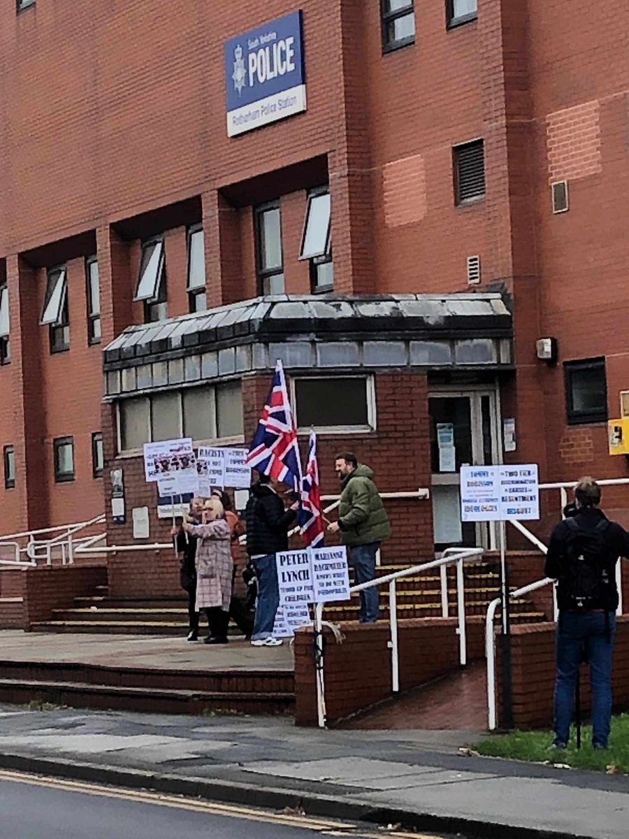 uaf's tweet photo. No show for far right in Newcastle either, Unite the Kingdom demos = fascist flops.
Rotherham saw a motley crew of goons in pic, 2 play @gladtobegay songs!?
They are know nothings. 
Well done anti fascists who came out. @AntiRacismDay
@Searchlight_mag 
Thanks @RussChandler https://t.co/iRkKQTSpA2