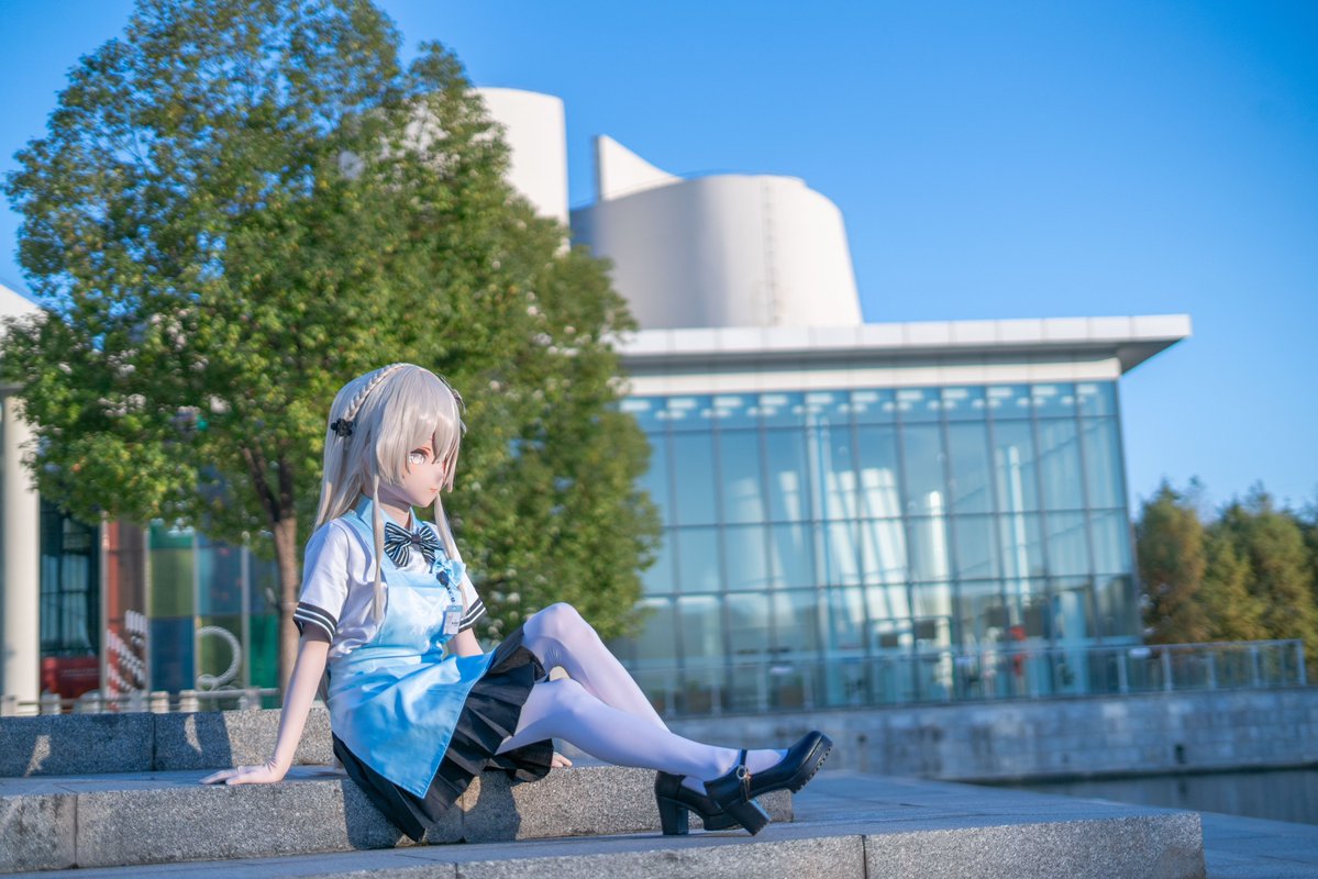 是蔚蓝色
🎭:<a href="/Cyberloafing_S/">摸鱼头壳_MYKig</a> 

#着ぐる #kigurumi #BlueArchive