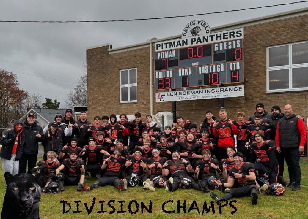 NickyWatson27's tweet photo. 🦃Thanksgiving game rivalry WIN
🏆Division Champs
🏈“one of the best seasons in school history”
Thank you to my coaches for believing in me &amp; my teammates for an incredible first/last season #PantherPride
@Pitman_Football @JohnWiseburn @dannyypowell14 @Coach_Rizz76 @CoachHopely https://t.co/mmptvurjzh