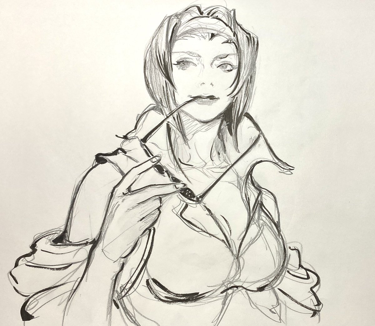 ジョジョ「今日の配信で描いた絵ですリンク(ムジュラの仮面)ぶりぶりざえもん(クレヨンしんち」|猫将軍 Nekoshowgunのイラスト
