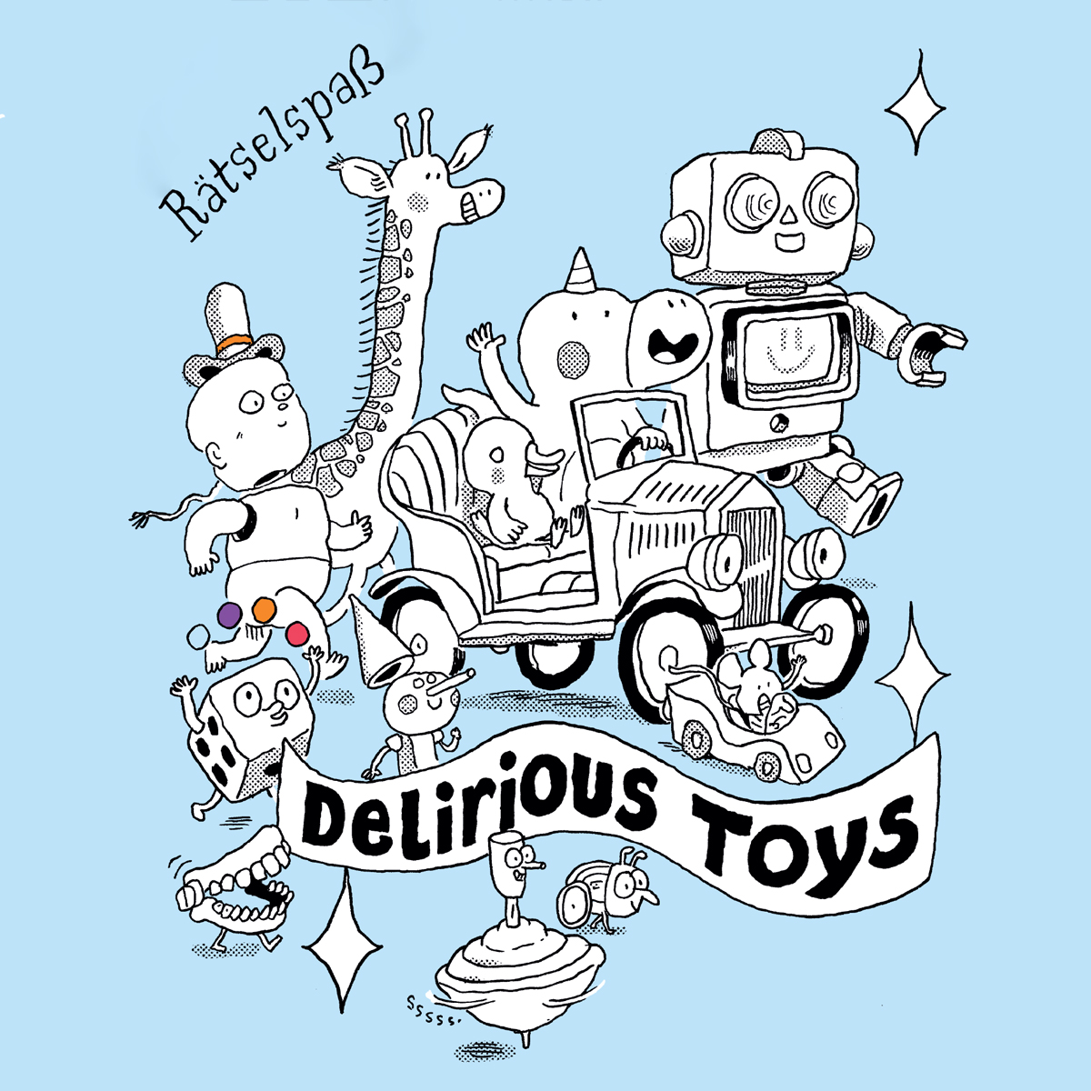 Bereit für die #Familienrallye? Ab sofort erhaltet ihr unsere Rallye inkl. einem kleinen Set Buntstifte #kostenlos an der Kasse. Im Heft führt unser Maskottchen Bundi eure Kinder mit Rätseln und wunderbaren Illustrationen durch die #Ausstellung Mark Dion. #DeliriousToys.