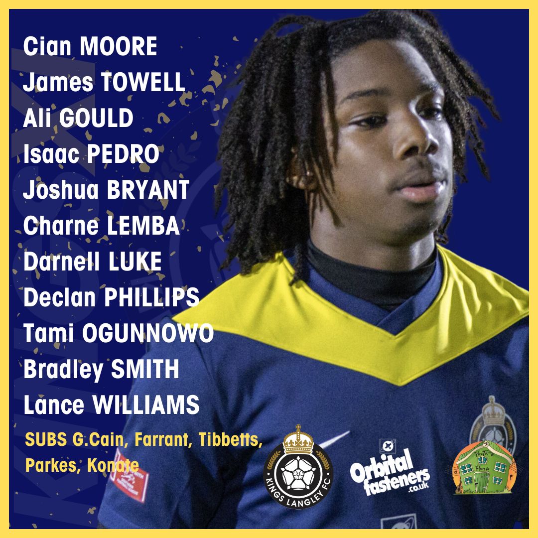 Your Kings XI for today's game at Leighton Town.

#WeAreKingsLangley