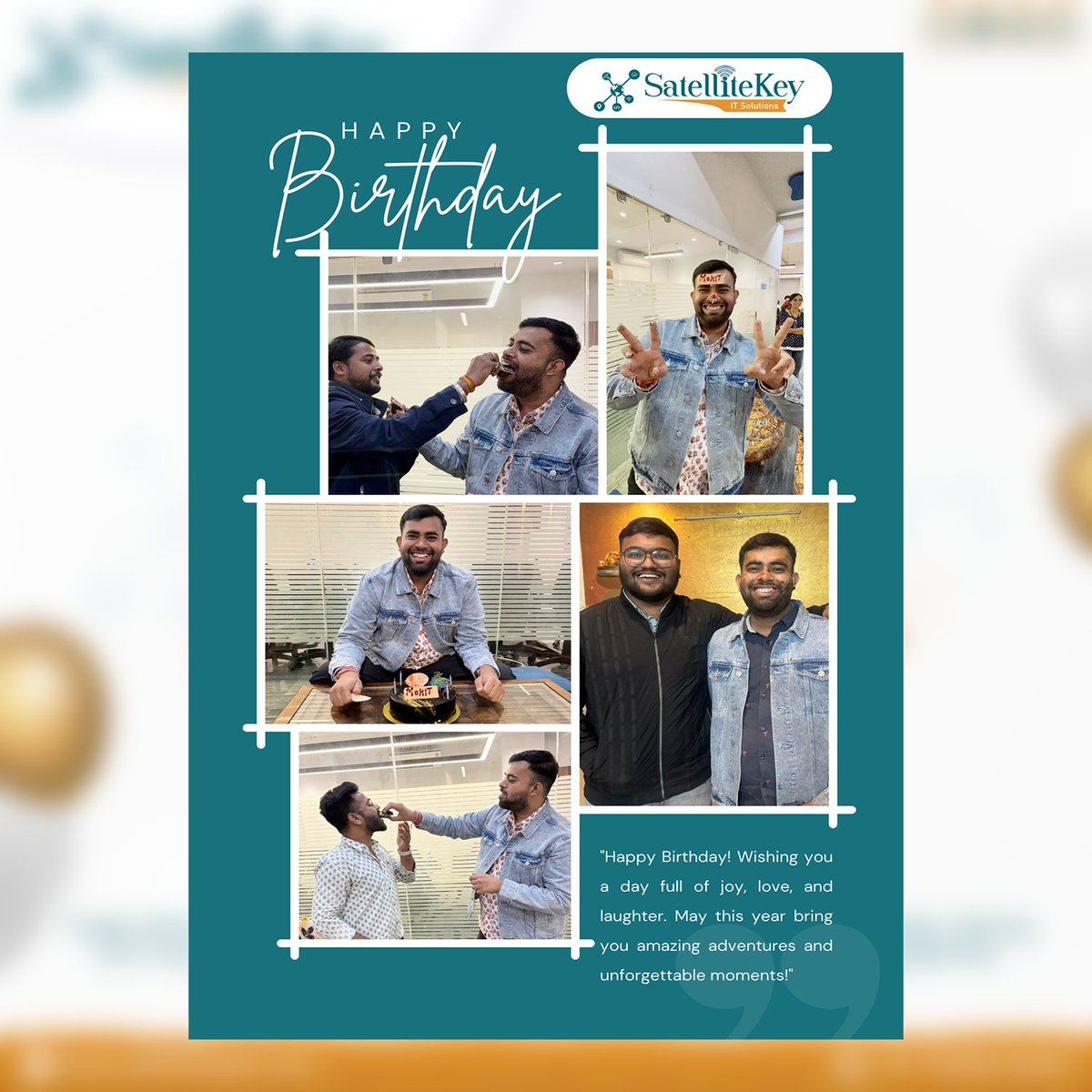 SatelliteKeyIT's tweet photo. 🎉 𝐖𝐢𝐬𝐡𝐢𝐧𝐠 𝐚 𝐕𝐞𝐫𝐲 𝐇𝐚𝐩𝐩𝐲 𝐁𝐢𝐫𝐭𝐡𝐝𝐚𝐲 𝐭𝐨 𝐎𝐮𝐫 𝐄𝐬𝐭𝐞𝐞𝐦𝐞𝐝 𝐌𝐚𝐧𝐚𝐠𝐞𝐫 – 𝐌𝐫. 𝐌𝐨𝐡𝐢𝐭 𝐀𝐫𝐨𝐫𝐚!🎉 https://t.co/oxAW4rTJod