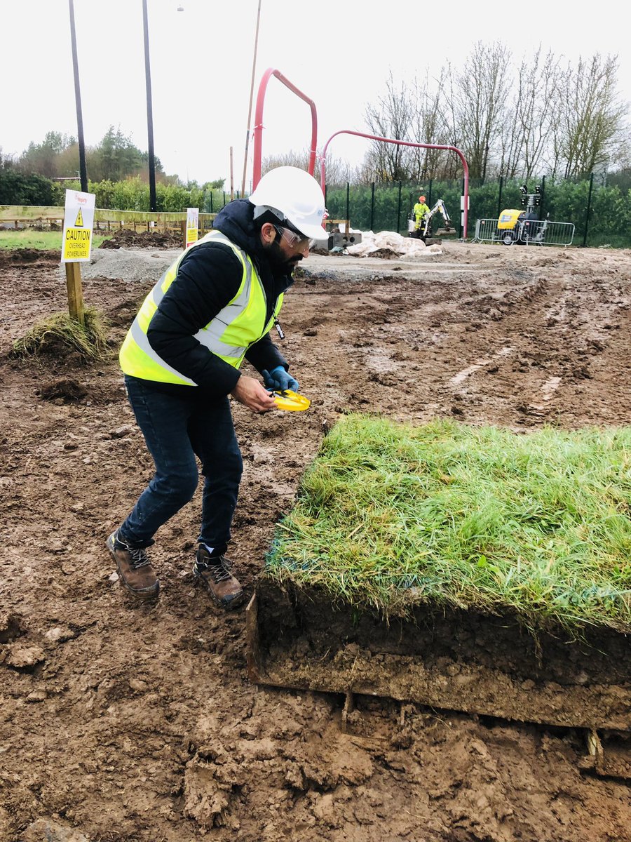 IjlalHaidar5's tweet image. Busy day in Limerick.Carried out sod translocation using heavy machinery for a grassland restoration research experiment. A step toward conserving grassland ecosystems. 🌱 #GrasslandRestoration #SodTranslocation #ResearchInAction