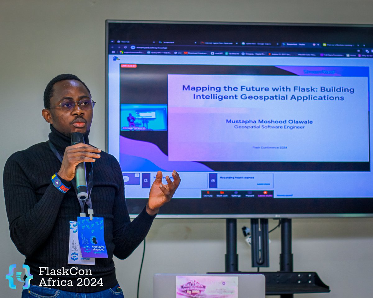 FlaskconAfrica's tweet image. Talk: Mapping the Future with Flask: Building Intelligent Geospatial Applications
Speaker: Mustapha Moshood Olawale

#FlaskConAfrica #FlaskCon