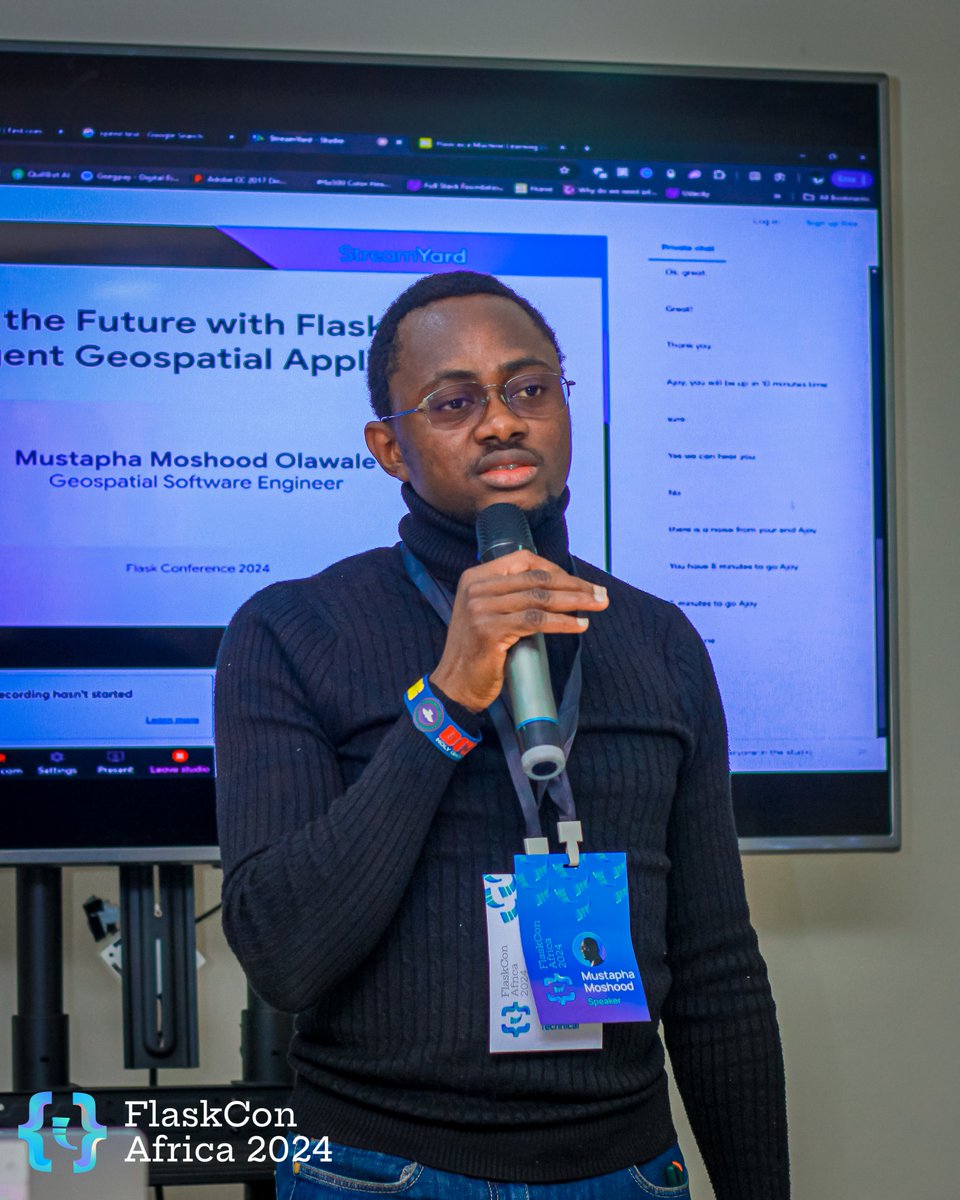 FlaskconAfrica's tweet image. Talk: Mapping the Future with Flask: Building Intelligent Geospatial Applications
Speaker: Mustapha Moshood Olawale

#FlaskConAfrica #FlaskCon