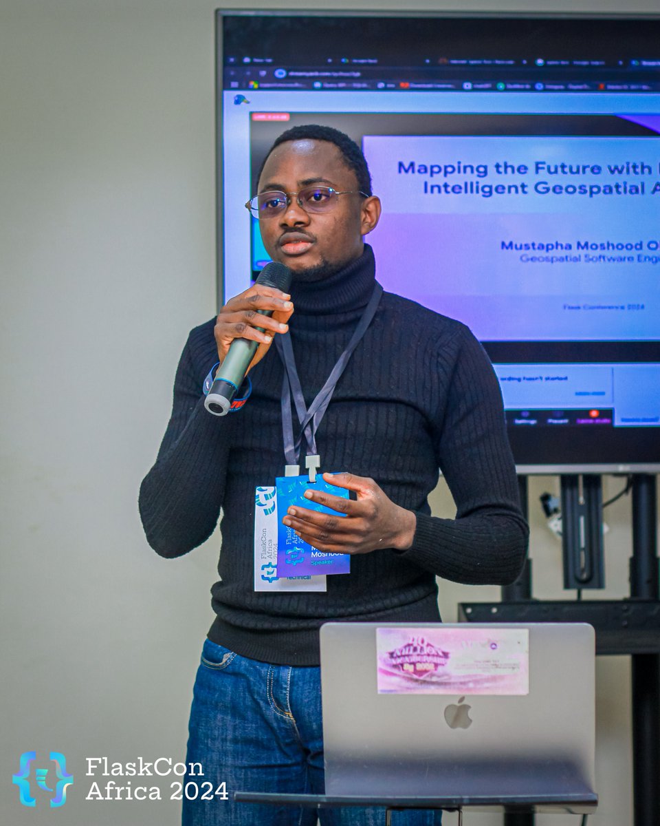 FlaskconAfrica's tweet image. Talk: Mapping the Future with Flask: Building Intelligent Geospatial Applications
Speaker: Mustapha Moshood Olawale

#FlaskConAfrica #FlaskCon