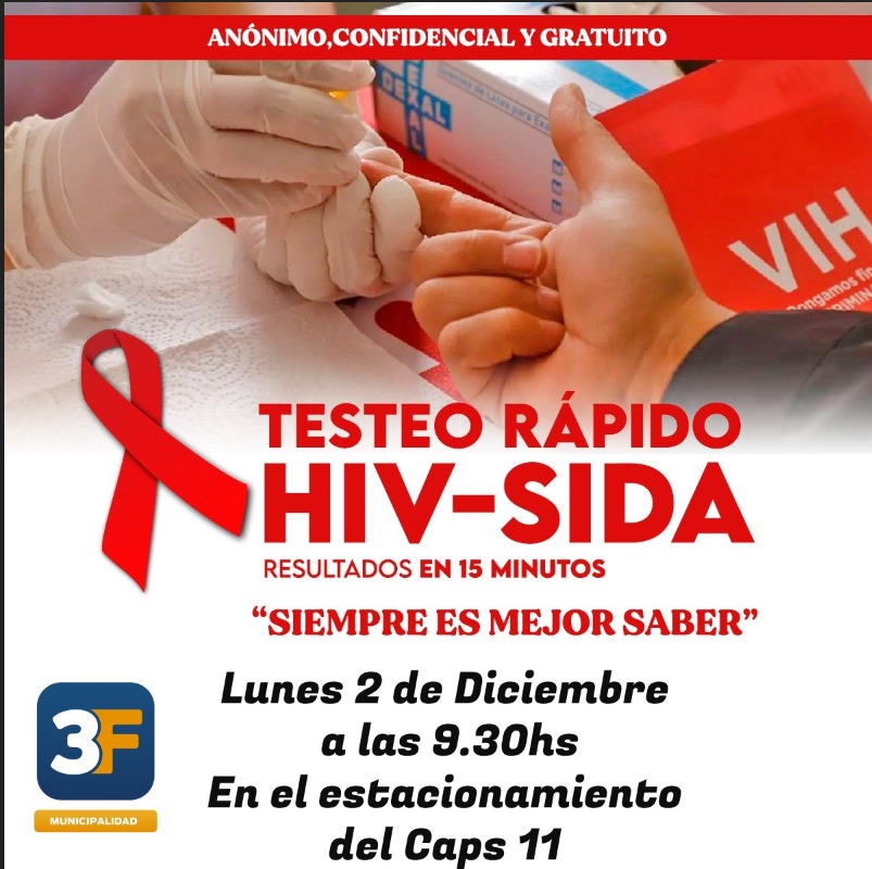 toniolo_marcela's tweet image. Es importante contar con la información adecuada y con la posibilidad de saber acerca de nuestra salud.
Cada vecino tiene la posibilidad de chequearse en el Cap de su barrio.
Este lunes atentos!! vecinos de #EjércitoDeLosAndes
Testeo Rápido Hiv - Sida. 
#Cap11
