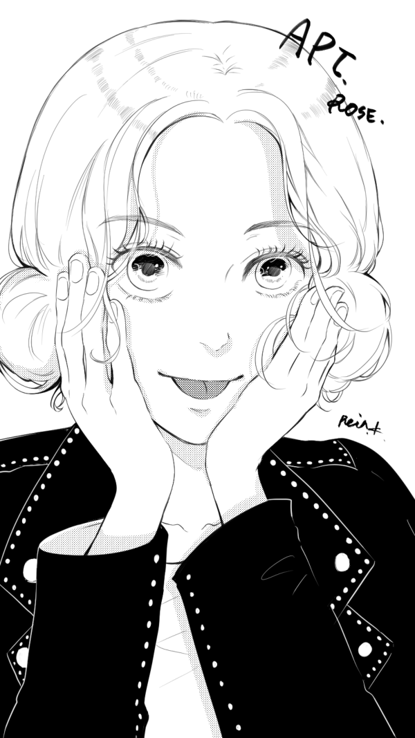 Reiakuronuma's tweet photo. A.P.T.🌷　#ロゼ　#apt #イラスト https://t.co/cLQkNFT7cc