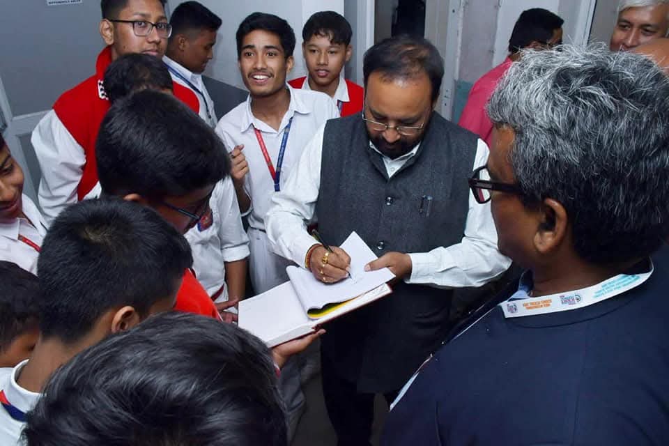 Pleased to inaugurate Science Odyssey: Focused S&amp;T for North East India at <a href="/IITGuwahati/">IIT Guwahati</a>, as part of the <a href="/IISF_2024/">IISF 2024</a> this evening. 

This event will involve discussions with key state officials to assess the advancement of S&amp;T in the NE, the challenges faced and to harness the