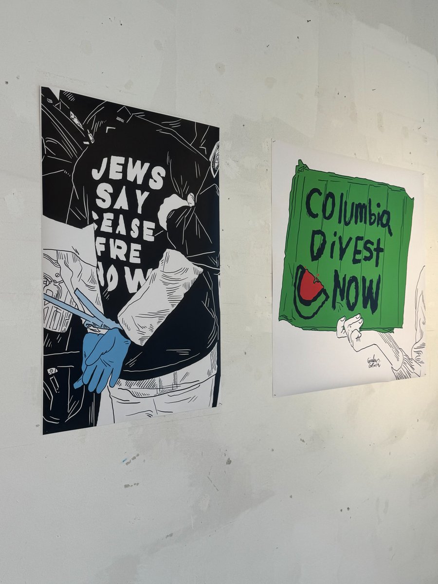 channeldraw's tweet photo. Within the exhibition "This Shoe Was Not Red," running until December 15 at the Museum of #Rimini @museirimini in #taly, an entire room is dedicated to the illustrations I created during the time students occupied @Columbia University in New York.
An exhibition curated by @EducAid_ngo_IT