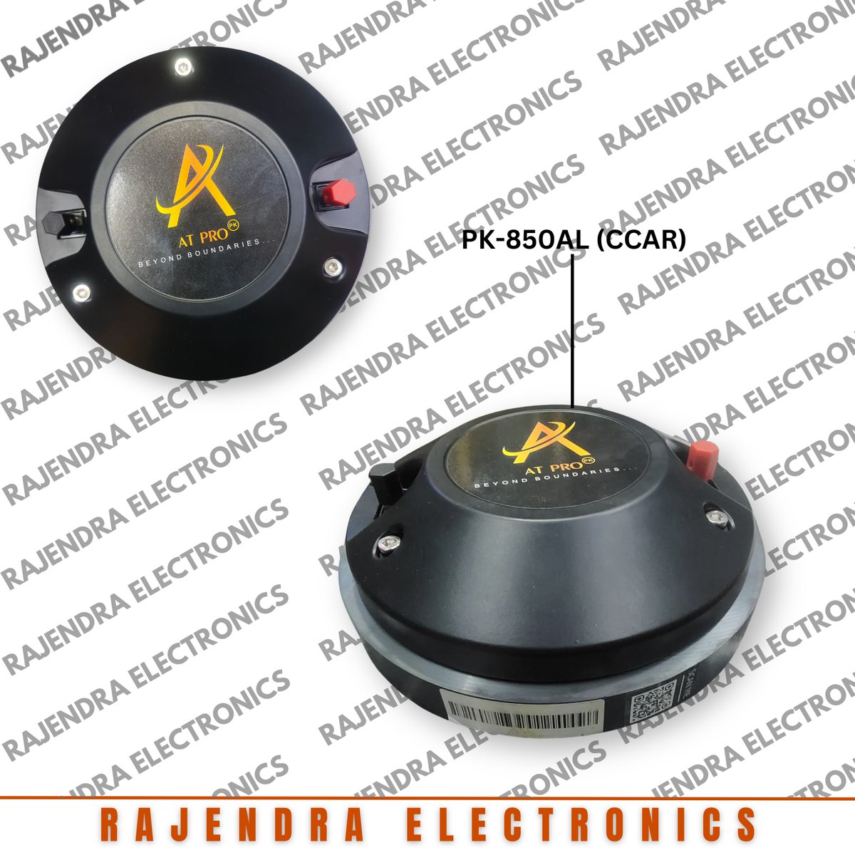 Rajendra_Elec's tweet image. PK- 850AL (CCAR) TWEETER FULLY METAL
OEM FACILITY ALSO AVAILABLE
STOCK AVAILABLE !!!
FOR PRICE AND MORE INFORMATION FOLLOW US ON OUR WHATSAPP CHANNEL :
whatsapp.com/channel/0029Va…
For any Query:
☎ : +91-9899391155, +91-9910772484
Know More: indiamart.com/rajendra-elect…
