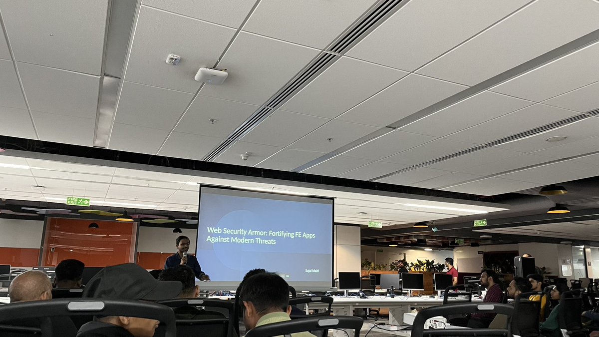 imohanbyte's tweet photo. Excited to be at the #ReactJSMeetup hosted by @thoughtworks , diving into all things React and innovation! 🚀 Here to explore, learn, and connect. #WebDev #TechCommunity https://t.co/WPT17lnaEF