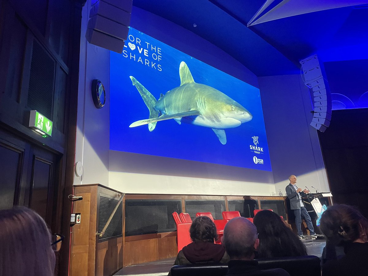 EYbirder's tweet photo. at @SharkTrustUK #fortheloveofsharks last night.  Great evening with inspiring speakers https://t.co/FbJ6ls5kgm
