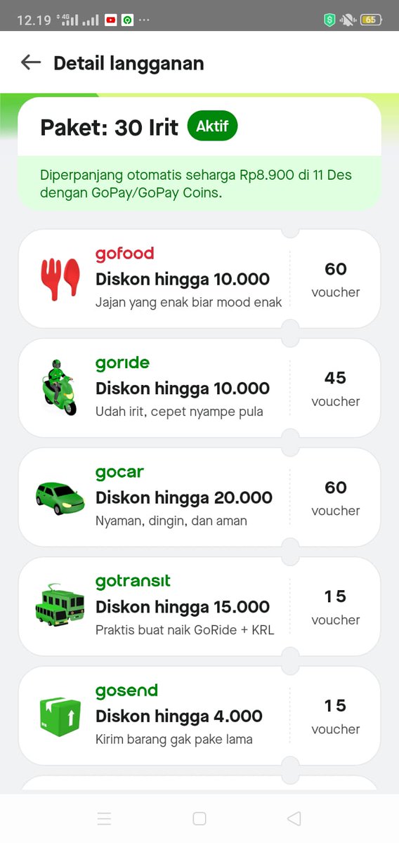 andy_parawali's tweet photo. Pakai GOJEKPLUS 3 bulan bisa hemat sampai 24 juta! Tersedia juga paket 30 hari dan 
14 hari yang bisa kalian seusikan dengan kebutuhan kalian ya!

#promogojek #promo #gojek #fyp #viral #trend https://t.co/DNYJWLwX4I