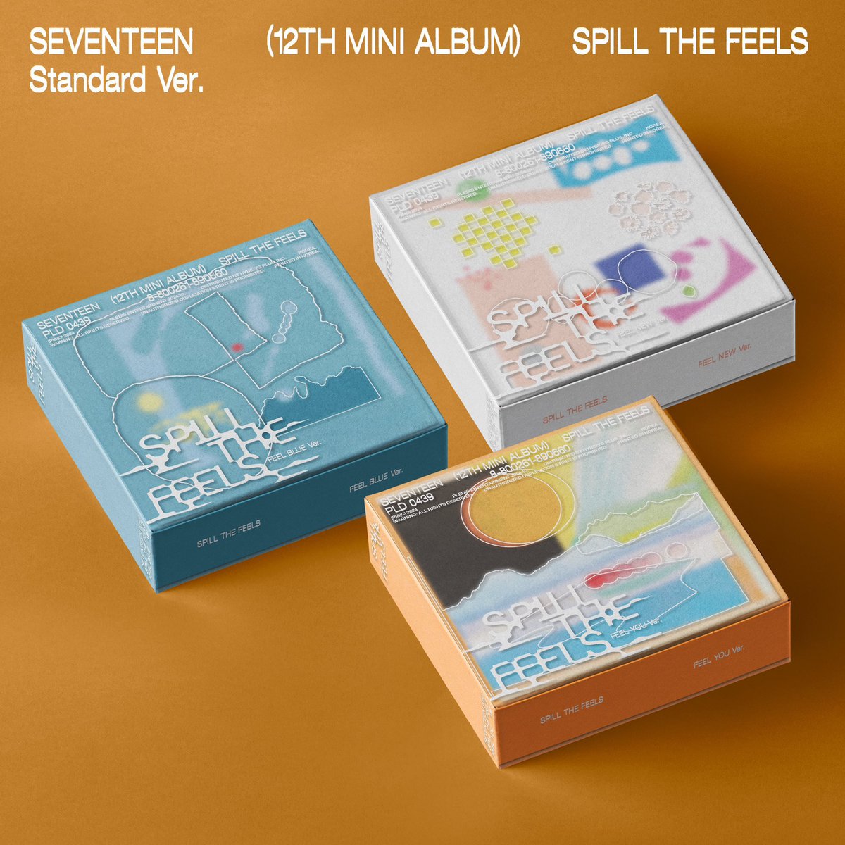 WTS LFB SEVENTEEN 12TH MINI ALBUM SPILL THE FEELS  / EXPIRATION DATE SHOHIKIGEN 

STF: 
album only - 350 + isf
Set - 1050 + isf
sealed and no pob

SHOHIKIGEN:
random - 300 + isf
set of 3 (lim a, lim b, standard ver) - 900 + isf
set of 4 (lim a, lim b, standard ver, carat ver) -