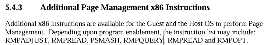 InstLatX64's tweet image. #VisualStudio2022 17.13.0 Preview 1.0 got new #AMD #EPYC exlusive, #SEV-SNP related intrinsics:
#RMPQUERY #RMPREAD