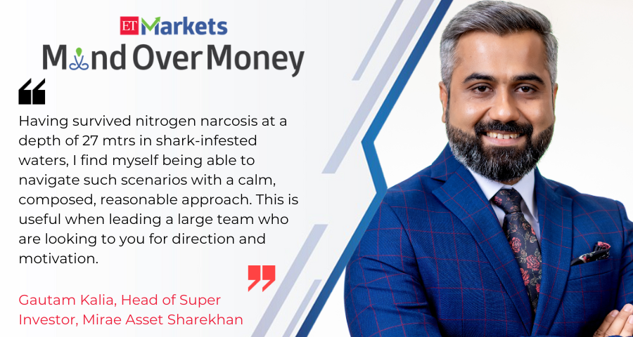 In an exclusive interview with ETMarkets, Gautam Kalia (<a href="/kaliagau/">Gautam Kalia, CAIA</a>), Head of Super Investor at Mirae Asset Sharekhan shares how his hobbies influence his leadership style, problem-solving approach, and his vision for empowering clients through personalized financial solutions.
