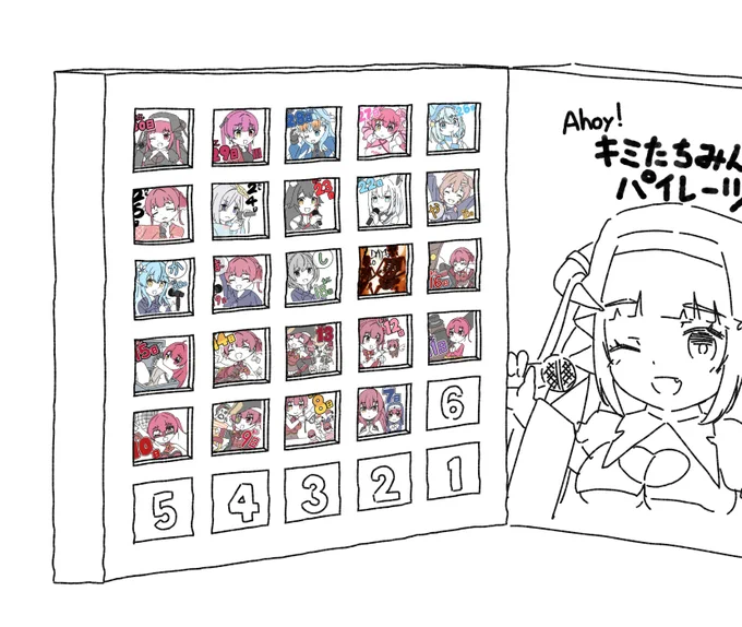 #今月描いた絵を晒そう 
