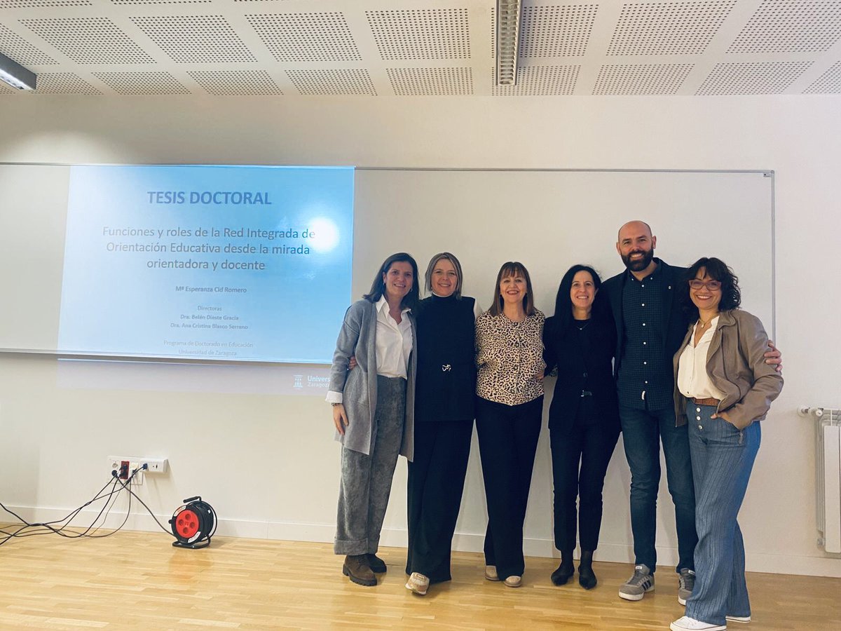 Grupo de Investigación 'Educación y Diversidad' (@grupo_educacion) on Twitter photo ¡Enhorabuena a la ya doctora <a href="/esperanzacid/">esperanza cid</a> por su excelente exposición y defensa de tesis doctoral! @FacultadEducaUZ <a href="/infouex/">UEx</a> <a href="/UniHuelva/">Universidad de Huelva</a> <a href="/mbvigo/">Begoña Vigo Arrazola</a> <a href="/AnaCrisEduca/">AnaCris</a> <a href="/diestbdg/">belén</a> <a href="/AnaV_Unizar/">Ana Virginia López Fuentes</a> <a href="/AmayaMendivil/">Amaya Mendívil</a> <a href="/DGGoncet/">Daniel G. Goncet</a> <a href="/CristinaMP_22/">Cristina Moreno</a> ¡Enhorabuena a la ya doctora <a href="/esperanzacid/">esperanza cid</a> por su excelente exposición y defensa de tesis doctoral! @FacultadEducaUZ <a href="/infouex/">UEx</a> <a href="/UniHuelva/">Universidad de Huelva</a> <a href="/mbvigo/">Begoña Vigo Arrazola</a> <a href="/AnaCrisEduca/">AnaCris</a> <a href="/diestbdg/">belén</a> <a href="/AnaV_Unizar/">Ana Virginia López Fuentes</a> <a href="/AmayaMendivil/">Amaya Mendívil</a> <a href="/DGGoncet/">Daniel G. Goncet</a> <a href="/CristinaMP_22/">Cristina Moreno</a>