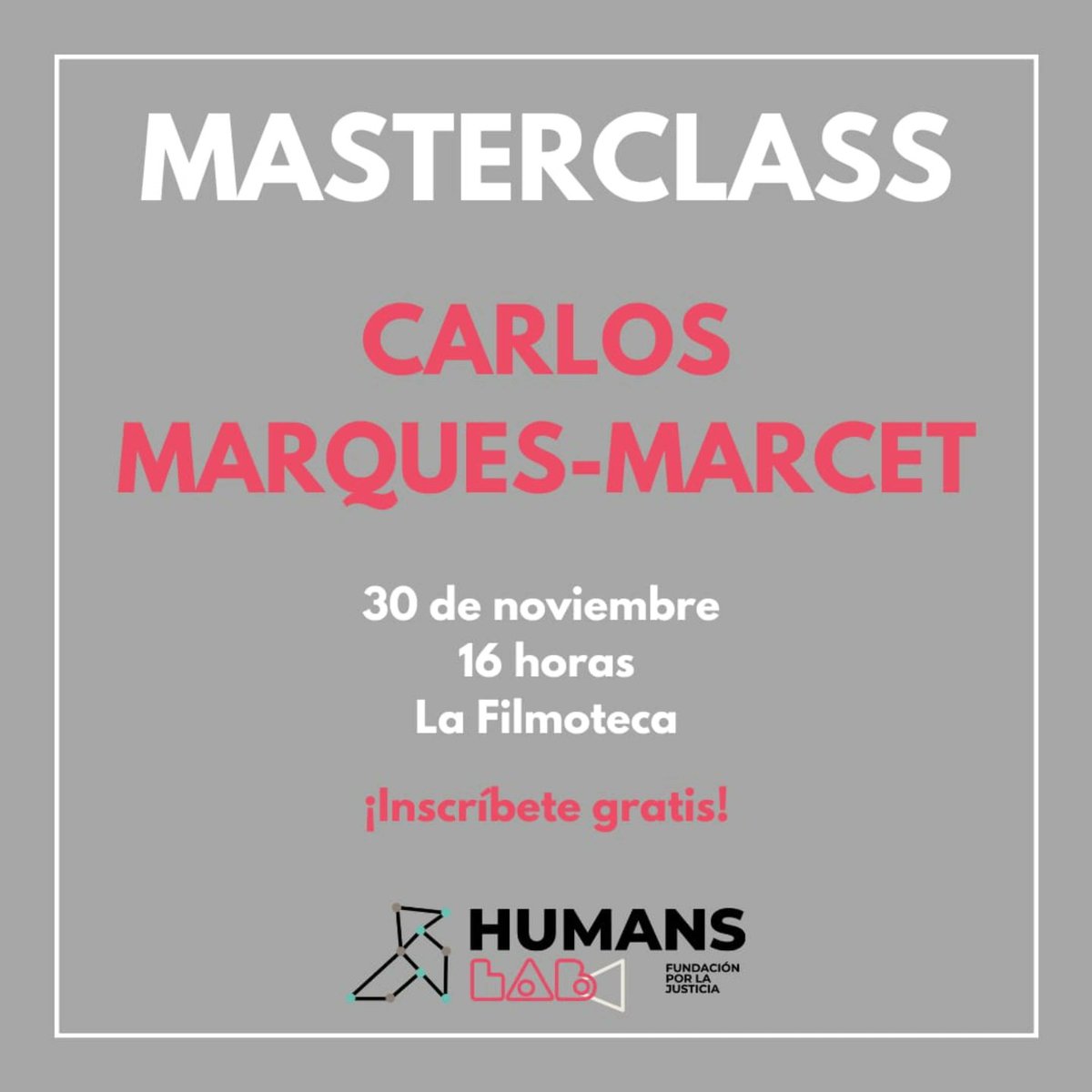 HumansFest's tweet photo. Recordad que esta tarde tenemos masterclass de #HumansLab2024 con Carlos Marques-Marcet en La Filmoteca 👌
¡Inscripción gratuita!
https://t.co/YfD2V1gdH6
Y, después, podéis aprovechar para ver su nueva película 👇
Planazo de cine 🎬✨
#cultura #València https://t.co/OVijS5dLjL