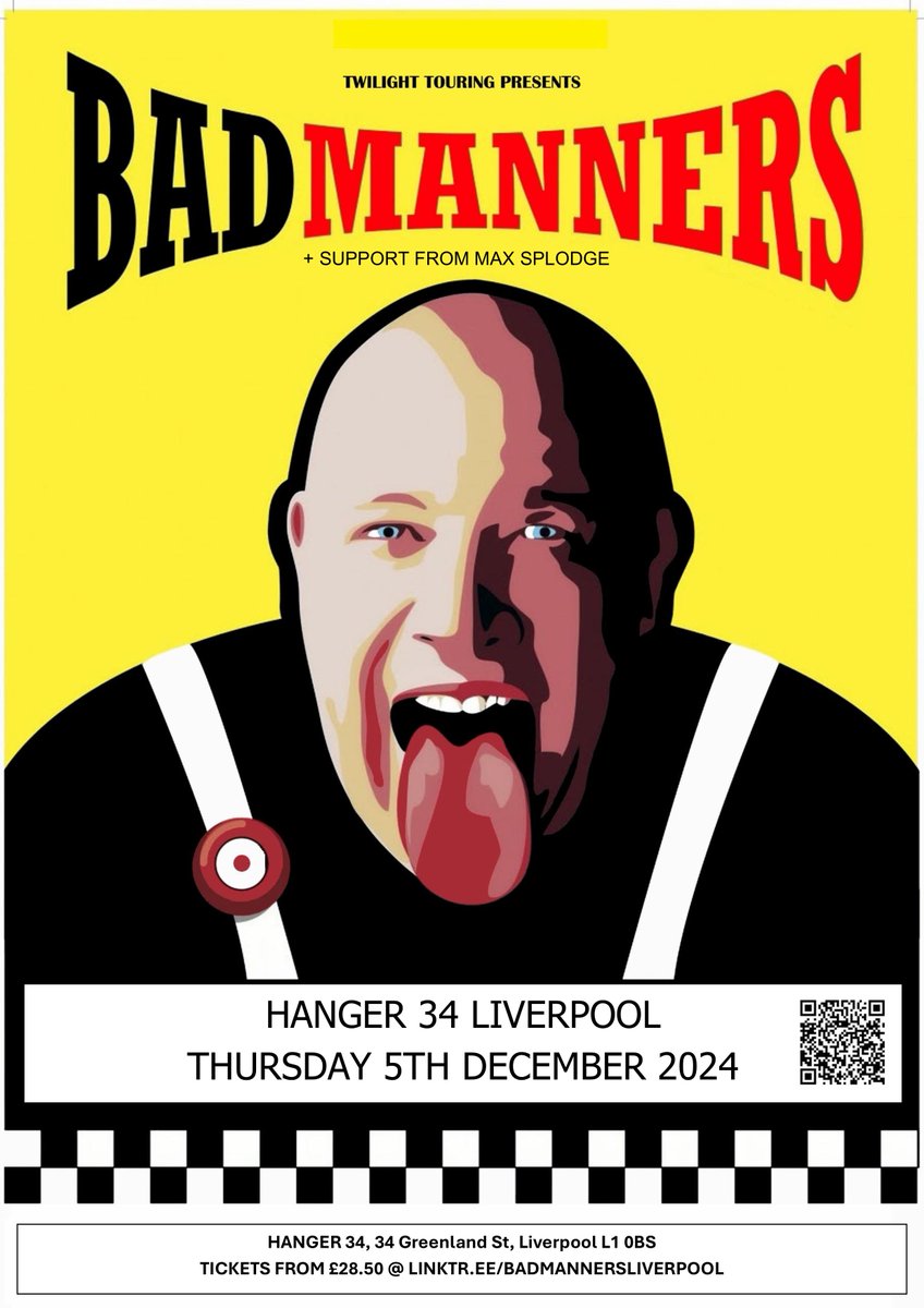 ⚠️POSTPONED ⚠️

The <a href="/BadMannersTour/">Bad Manners Official</a>   show at Hangar34 has been postponed until Thursday 22nd May 2025 !

For any queries, please reach out to ticket vendors