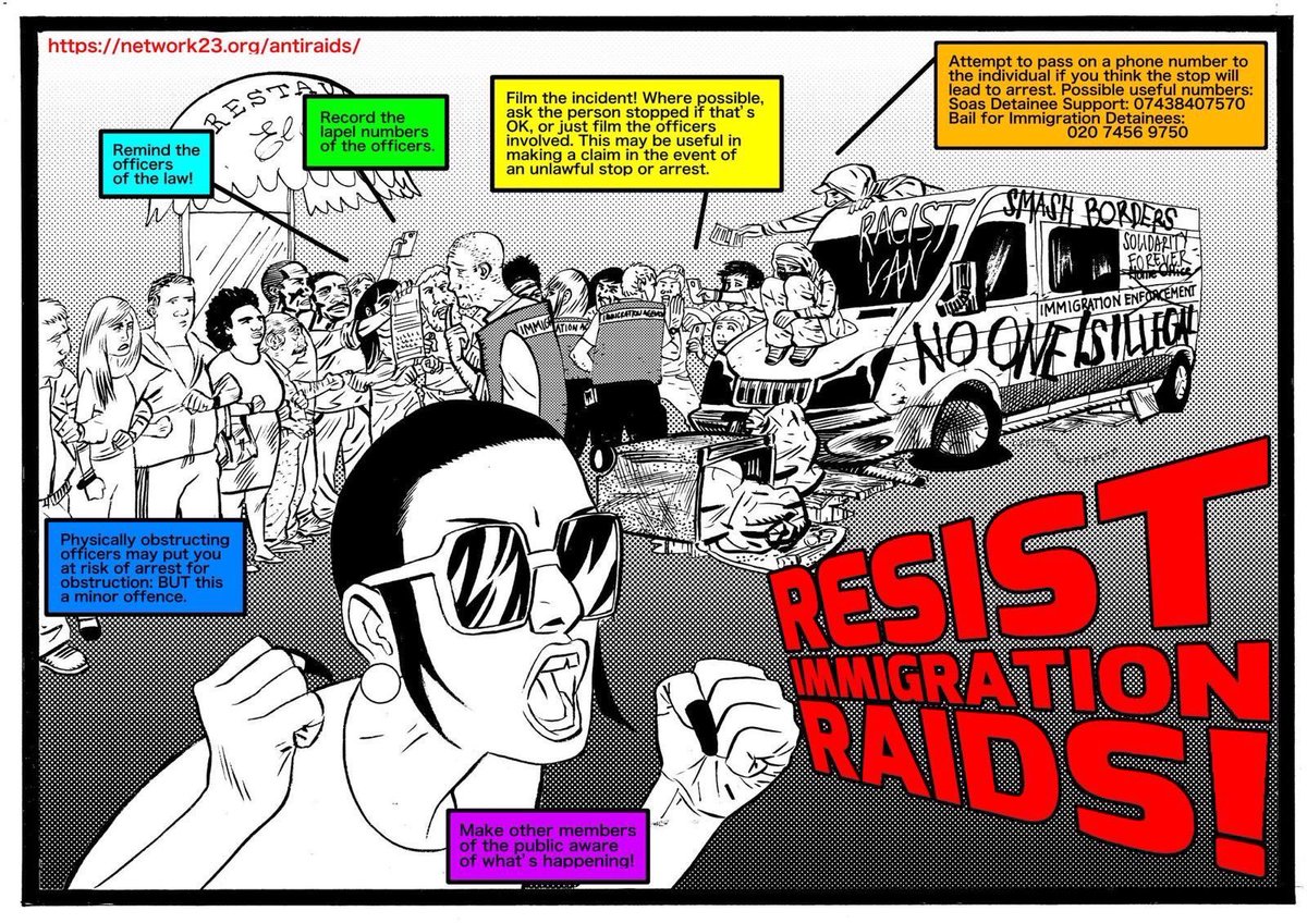 Southwark & Lambeth Anti-Raids (@slantiraids) on Twitter photo 📣🖍BANNER MAKING SESSION! Come along to get involved and create new anti-raids banners we will use at stalls and events!
WHEN: Friday the 6th of December. 6-8pm
WHERE: <a href="/AdvocacyAcademy/">The Advocacy Academy</a> ‘s new space (Liberation Centre) in Beehive Place, Unit 1, SW9 7QR
🔥💥🔥 📣🖍BANNER MAKING SESSION! Come along to get involved and create new anti-raids banners we will use at stalls and events!
WHEN: Friday the 6th of December. 6-8pm
WHERE: <a href="/AdvocacyAcademy/">The Advocacy Academy</a> ‘s new space (Liberation Centre) in Beehive Place, Unit 1, SW9 7QR
🔥💥🔥