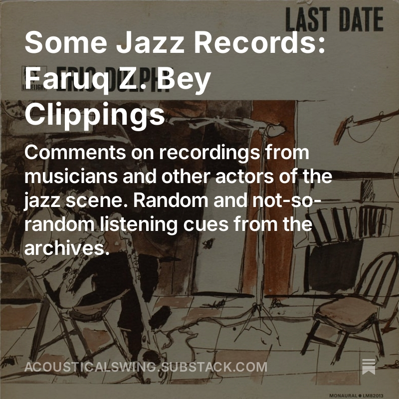 avantgardejazz's tweet photo. Some Jazz Records: Faruq Z. Bey Clippings https://t.co/ZsX9pzpXLe