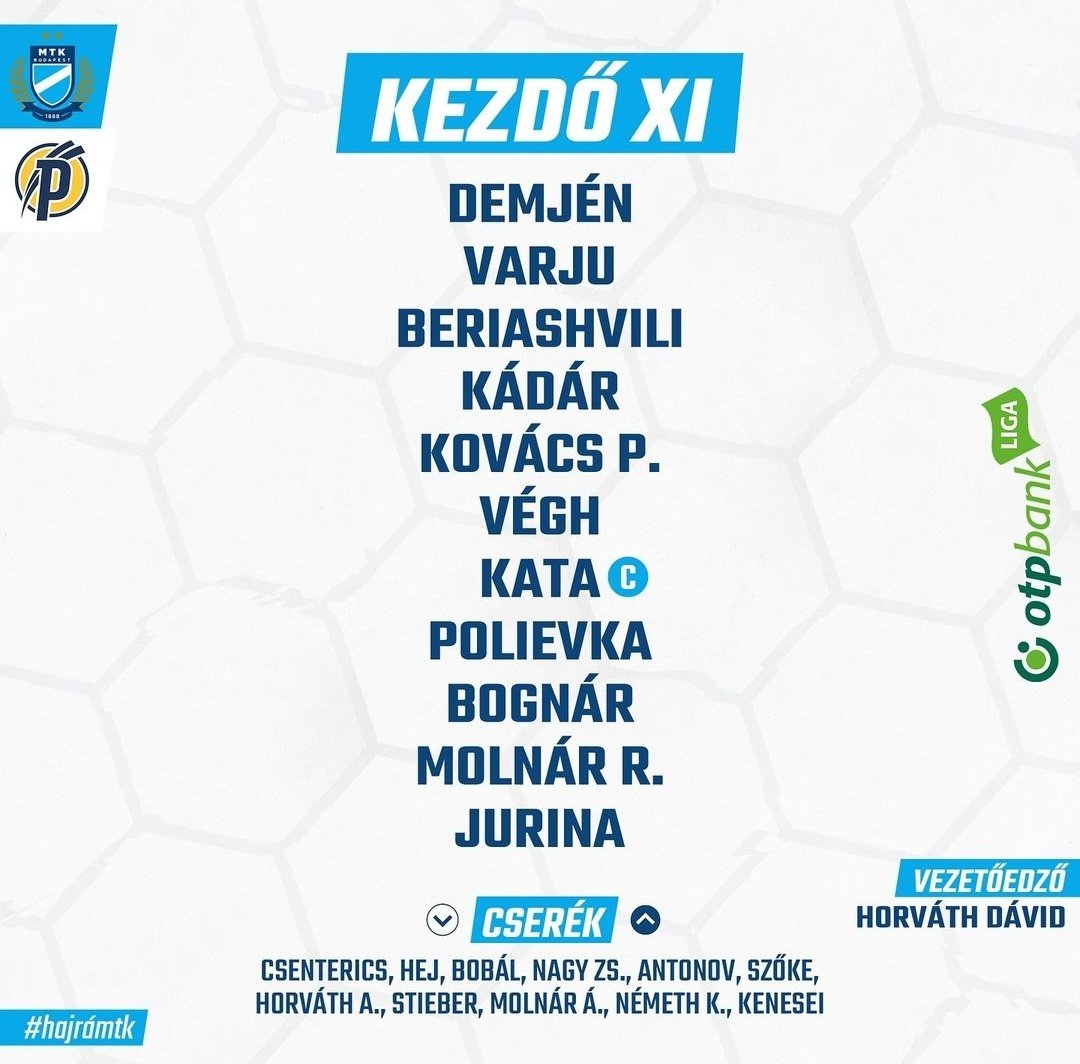 MTK Budapest tweet media