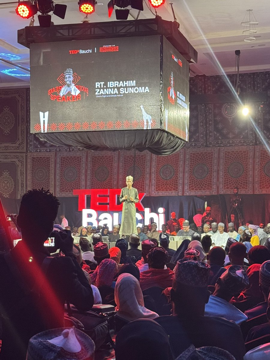 TedxBauchi's tweet photo. “Social media has the power to take your voice from your community to the world. One post can change the world.”

Our 3rd speaker, Ibrahim Zannah Sunoma https://t.co/GNcdOatPlv