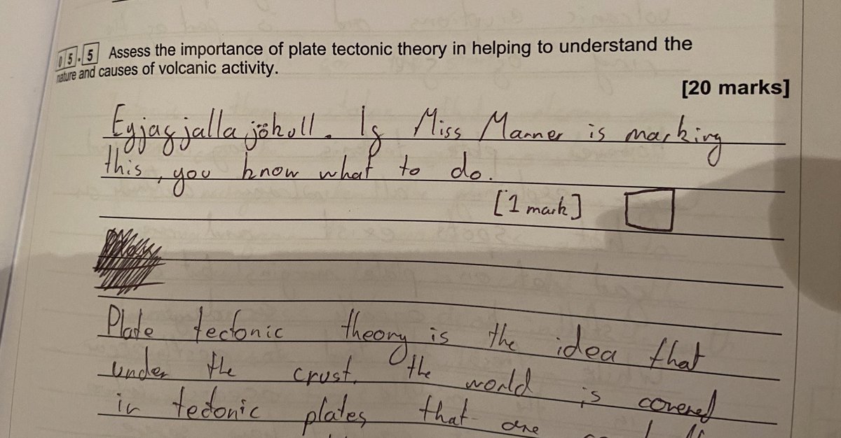geog_on_teach's tweet image. To be fair to Y13, I did say if they spelt it correctly I’d award them an extra mark 😂