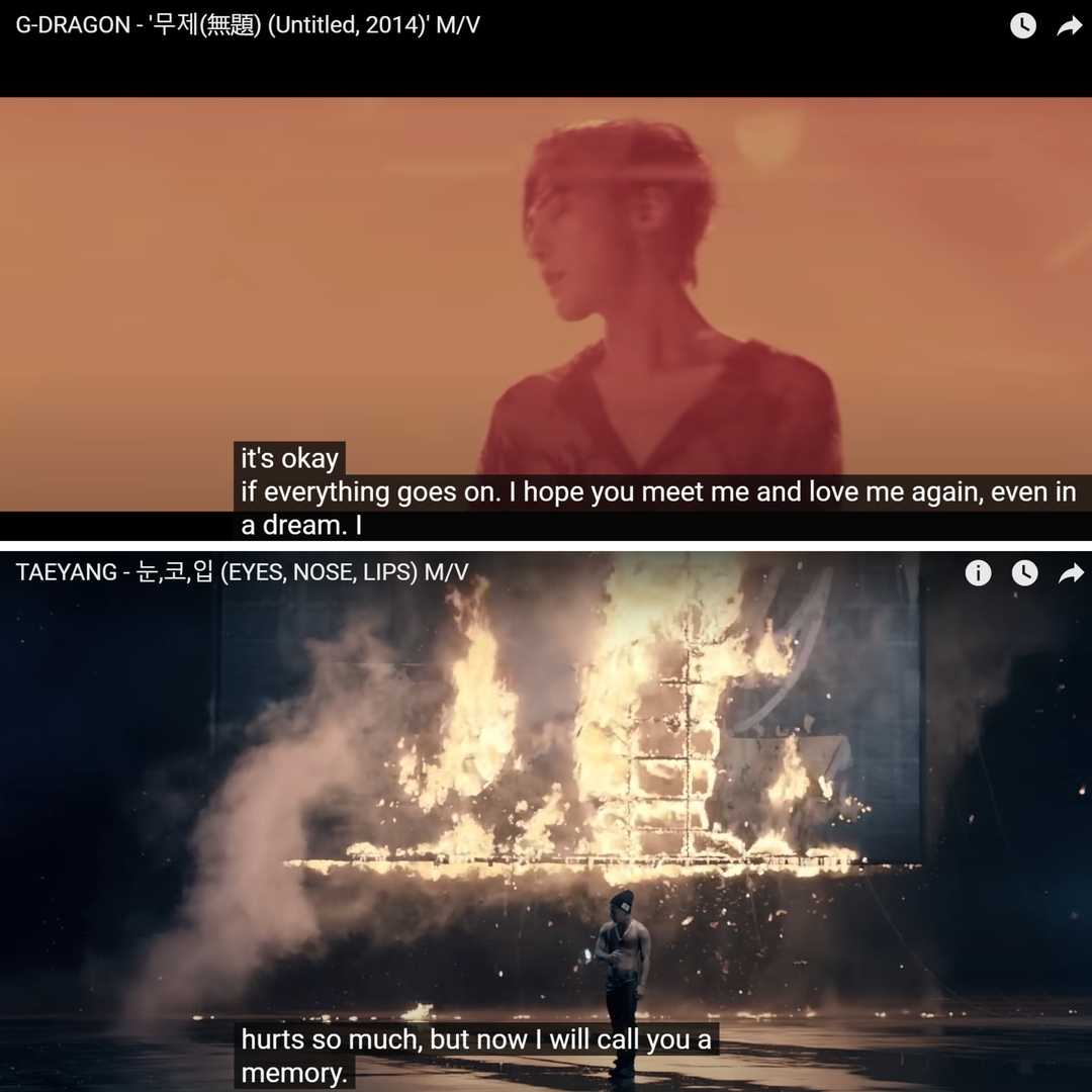 starfess's tweet photo. G-Dragon &amp; Taeyang
Nih mereka berdua setelah diputusin pacar masing2, terus bikin lagu makna liriknya nusuk banget di hati ngerasa ikutan diputusin juga. Bener2 galau brutal, untuk Taeyang happy ending tapi sayangnya GD berakhir kandas sama mba2 Jepang itu :) -star https://t.co/iWM8cy8OXg