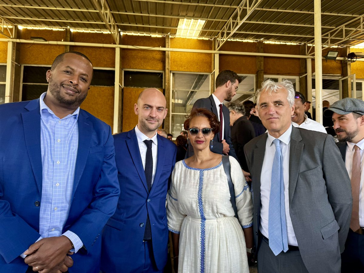 RobelSeido's tweet photo. Great time &amp; discussion with @jnbarrot Jean-Noël Barrot 🇫🇷’s Minister for Europe and Foreign Affairs &amp; Christian Masset Mlf President. 🇪🇹 🇫🇷 🤝 https://t.co/XSjg65wa2P