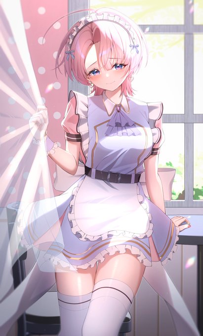 「お、お帰りなさいませ…プロデューサー?」
#学マス 