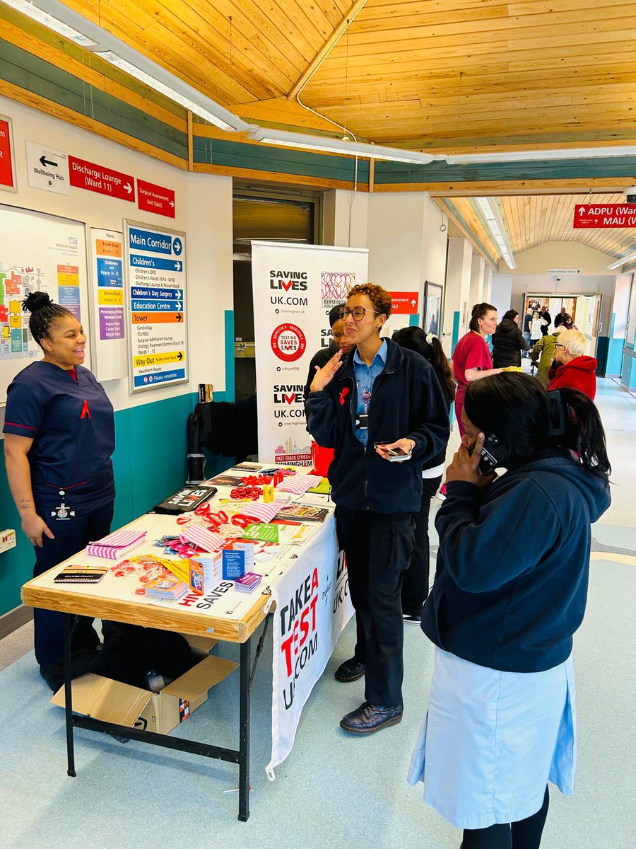 Saving Lives UK (@savinglivesuk) on Twitter photo Educating, and raising #HIV awareness. The fantastic team from <a href="/HIVHeartlands/">Heartlands HIV</a> from <a href="/uhbtrust/">University Hospitals Birmingham</a> fighting #stigma and spreading the #UequalsU message ahead of #WorldAIDSDay Educating, and raising #HIV awareness. The fantastic team from <a href="/HIVHeartlands/">Heartlands HIV</a> from <a href="/uhbtrust/">University Hospitals Birmingham</a> fighting #stigma and spreading the #UequalsU message ahead of #WorldAIDSDay