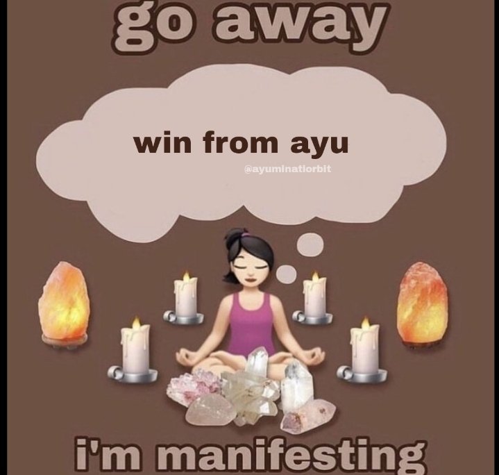 ayuminatiorbit's tweet photo. DAY 1
Manefesting win from @jiims 🍀 https://t.co/2ATBG5aIt7