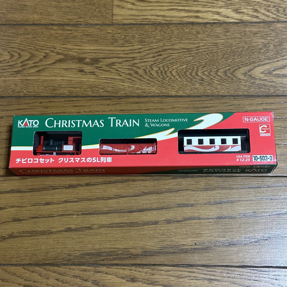 hibiyasen48ver2's tweet photo. イモンさんから入線ー🚂🤶❗️❗️❗️
その3❗️❗️❗️
チビロコセット、クリスマスのSL列車
と、
どこでもリレーラー
#Nゲージ
#鉄道模型
#KATO
#KATOUSA
#クリスマスのSL列車
#クリスマストレイン https://t.co/X9Dif5AcmE