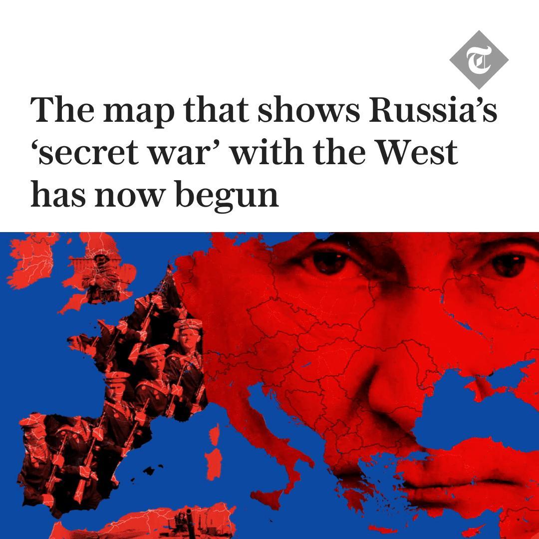 Telegraph's tweet photo. 🇷🇺 Bomb scares in London, a plane crash in Lithuania: they all form part of a web of suspected acts of sabotage, and may be just the beginning

Read more👇
https://t.co/sulmJaSooX https://t.co/6zwJdlio98
