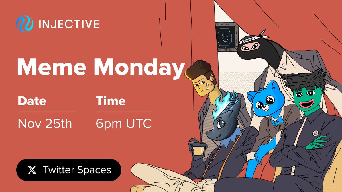 rianect's tweet photo. Injective Meme Monday Recap - November 25

$QUNT -> Benny the Quant the first AI agent on Injective currently working on creating an asset management firm where he will be able to take people's money and trade with it for them with the profits distributed amongst all participants https://t.co/OwRtWOVHHo