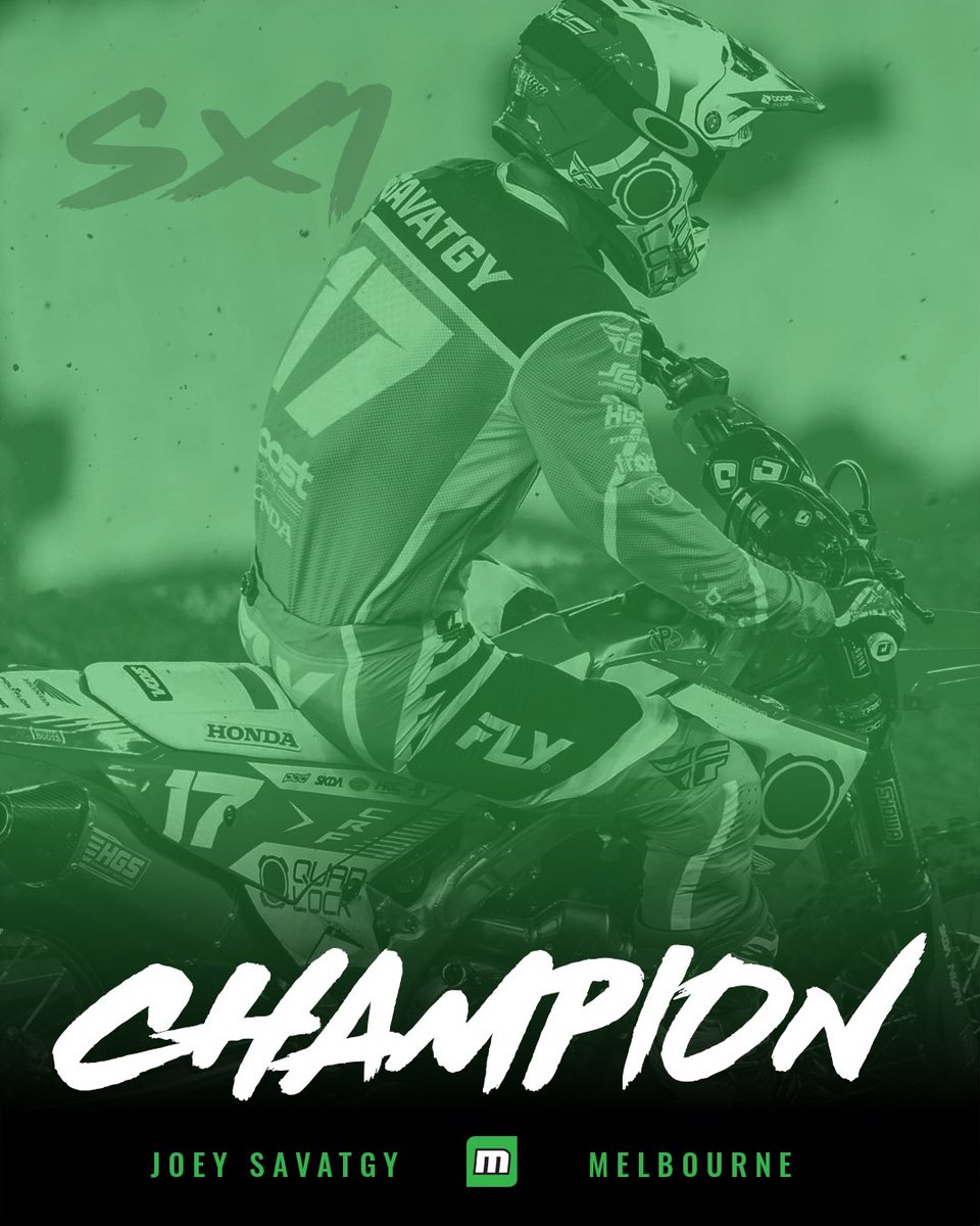 motoonlineaus's tweet photo. π SX1 champion! @versacesavatgy clinches in Melbourne! #MotoOnline #AUSXOpen #AUSX https://t.co/RjBl8xJeqI