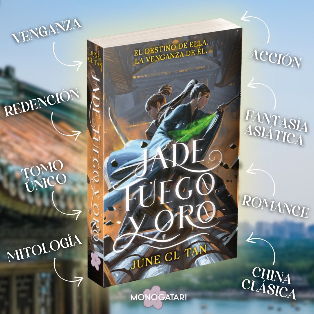 ☁️⛩️¿CREES EN EL DESTINO?⛩️☁️ Te invitamos a conocer el mundo de “Jade, fuego y oro” de June C.L. Tan, un libro autoconclusivo con unos ingredientes que no te dejarán indiferente. 🛒Puedes hacerte con tu ejemplar en nuestra web: monogatari-novels.com/jade-fuego-y-o…